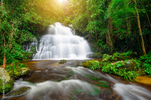 Beauty in nature  Mun Dang Waterfall at Phu Hin Rong Kla National Park  Thailand