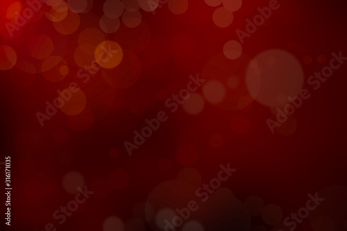 Bokeh blur.Dark red sparkle. Christmas bokeh blur beautiful