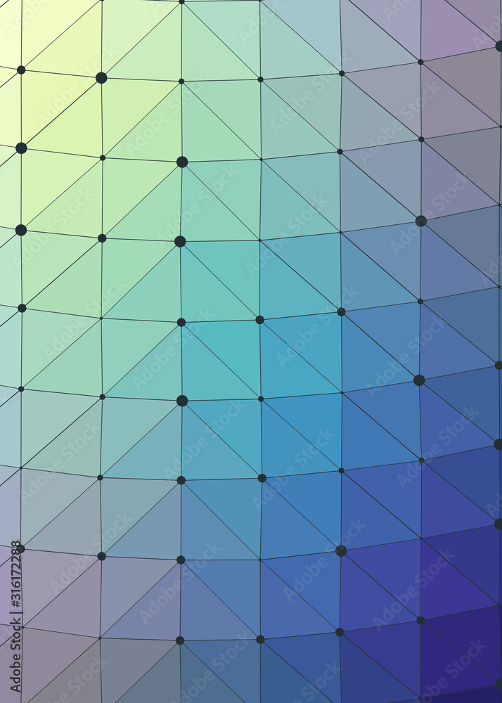 Abstract Low Polygon gradient Generative Art background illustration Abstract Low Polygon gradient Generative Art background illustration