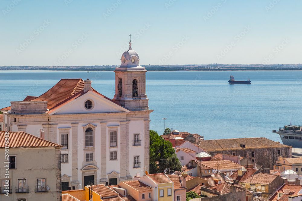 Fototapeta premium Igreja de Santo Estevao Church in Lisbon