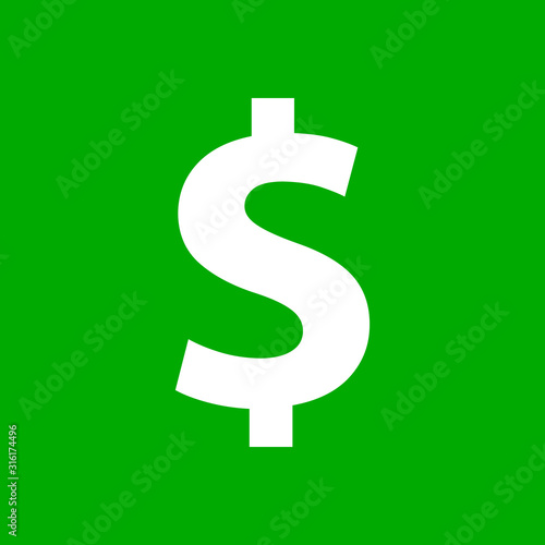 Dollar und Hintergrund