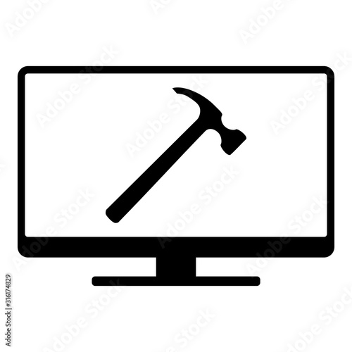 Hammer und Monitor