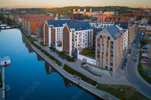 Wallpaper Mural New multi apartments in Gdansk near old town. Torontodigital.ca
