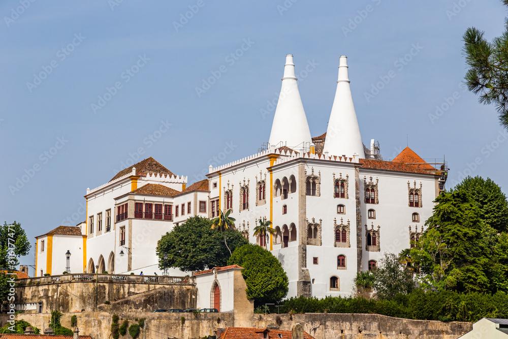 Palace of Sintra, also called Town Palace (Palácio da Vila) located in the town of Sintra, in the Lisbon District of Portugal