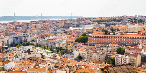 Lisbon skyline seen from the Miradouro da Senhora do Monte © JeanLuc Ichard