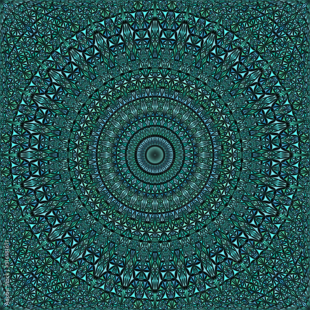 Turquoise Seamless Kaleidoscope Pattern Background Design Abstract Geometrical Vector Mandala Wallpaper Graphic From Curved Triangles Stock Vector Adobe Stock Turquoise Seamless Kaleidoscope Pattern Background Design Abstract Geometrical Vector Mandala Wallpaper Graphic From Curved Triangles Stock Vector Adobe Stock