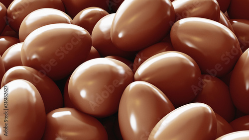Chocolate easter eggs and g...