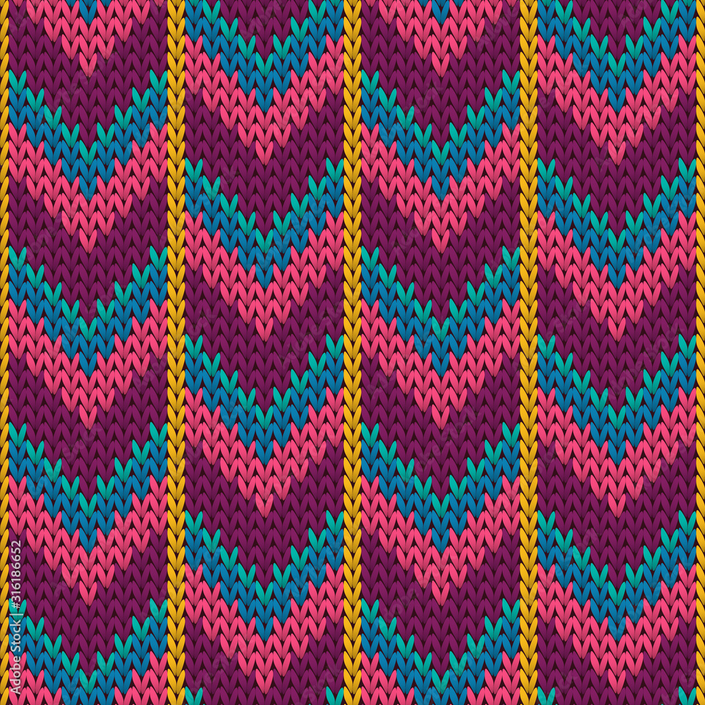 Cotton downward arrow lines knit texture Cotton downward arrow lines knit texture