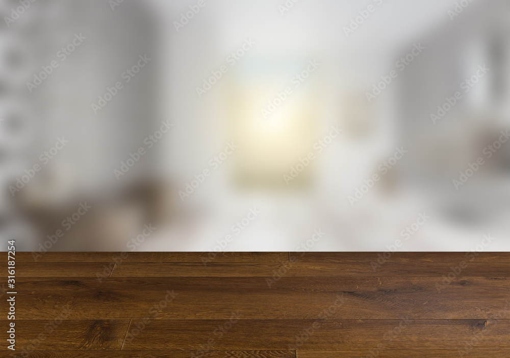 Empty interior. Natural flooring. Design background Empty interior. Natural flooring. Design background