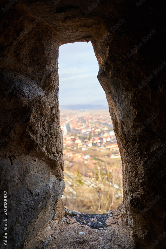 Window of a medieval fortress