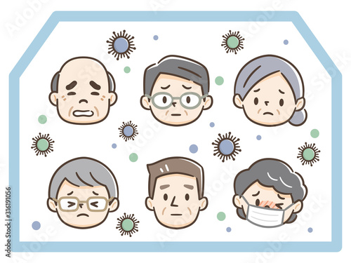 老人ホーム　集団感染