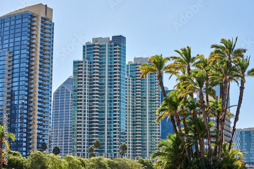 Residential buildings in San Diego photo