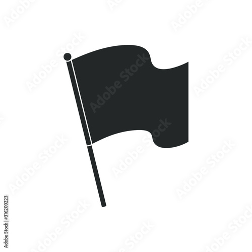 Canvas Print Flag abstract graphic icon