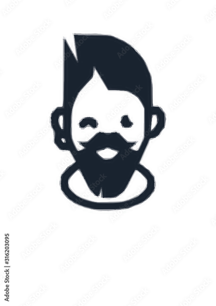 bearded man