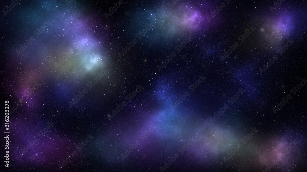 abstract fantasy deep space background