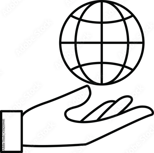 Responsibility icon, vector illustration