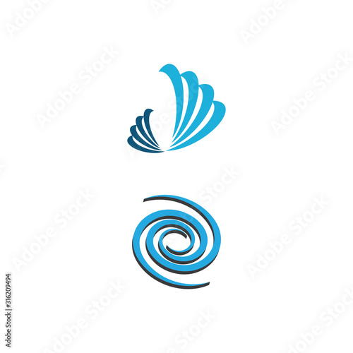 Vortex  Logo Template vector symbol