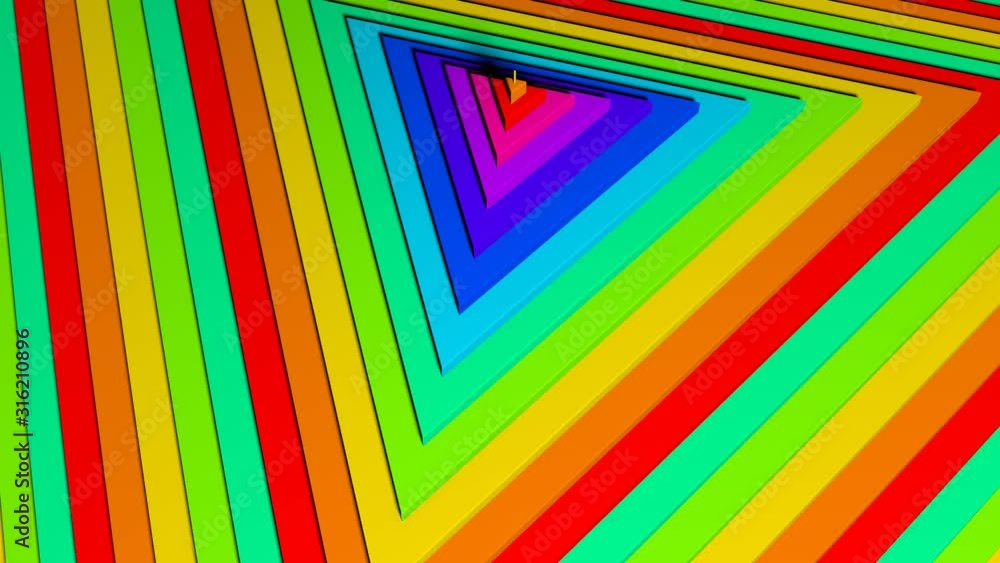 3d rendering of a perfect loop colorful rainbow circles background animation 3d rendering of a perfect loop colorful rainbow circles background animation