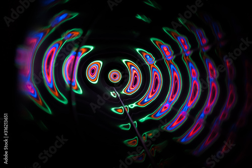 Sound waves in the dark in full color