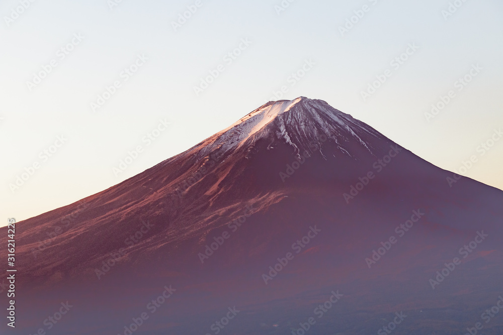 Mt. Fuji taken from Shindo Pass: Beni-Fuji