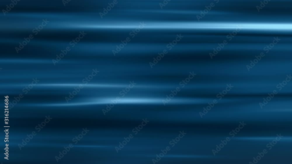 Soft horizontal light streaks blue background loop Soft horizontal light streaks blue background loop