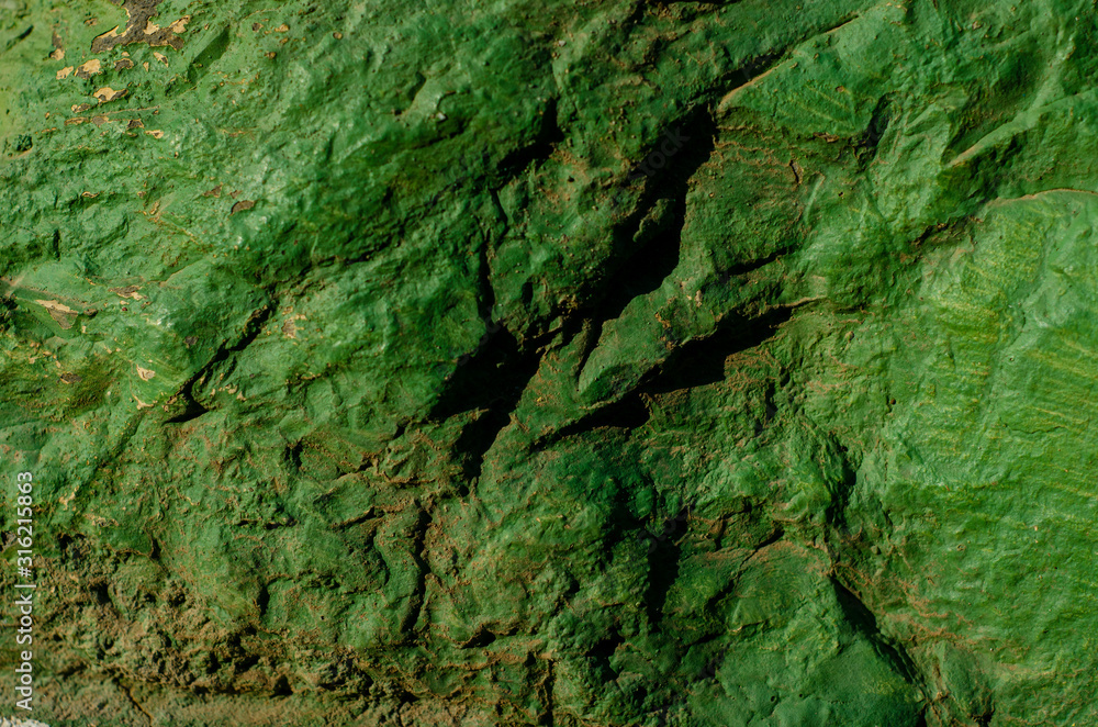 Old Wall Painting Colourfull, Green Old Wall Painting Colourfull, Green