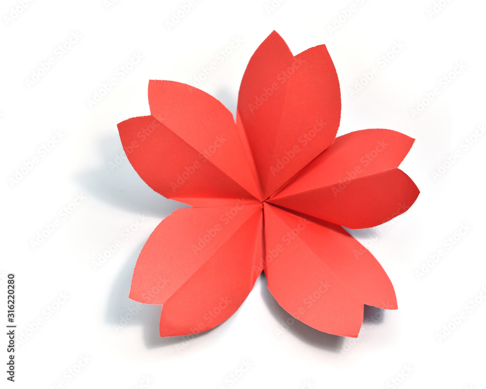 Origami on white background Origami on white background