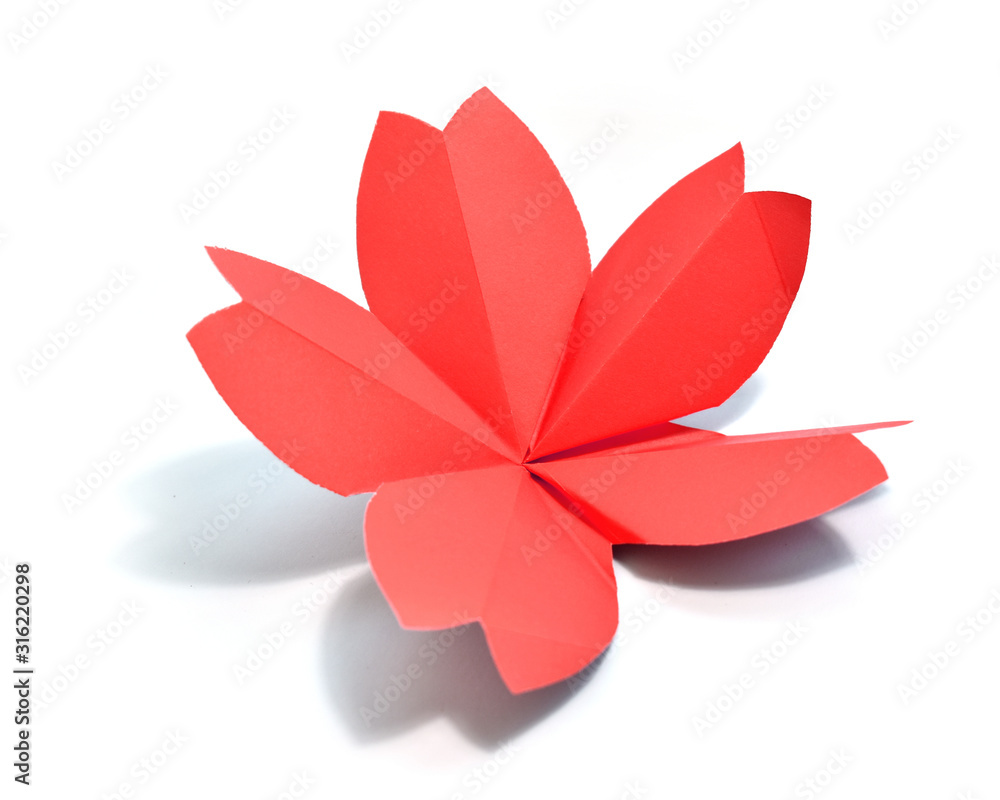 Origami on white background Origami on white background