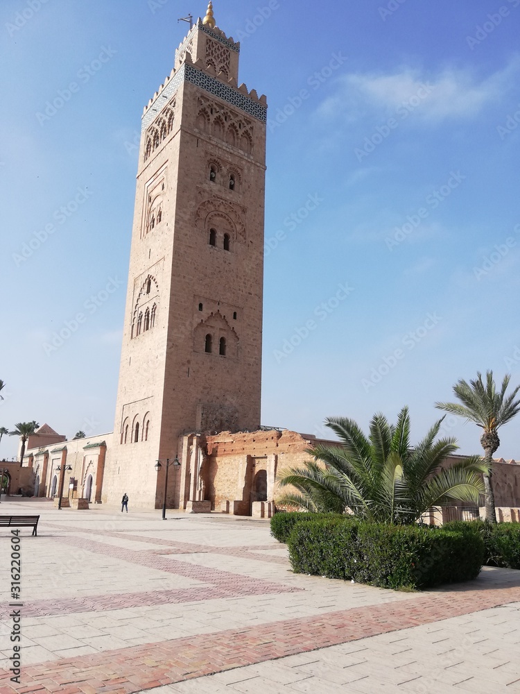 mosque in morocco marrakech