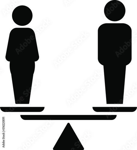 Gender balance icon