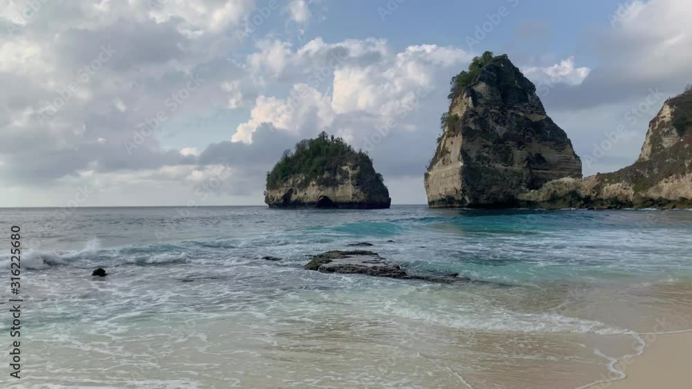 View of a beautiful Diamond Bay, Nusa Penida island, Indonesia View of a beautiful Diamond Bay, Nusa Penida island, Indonesia