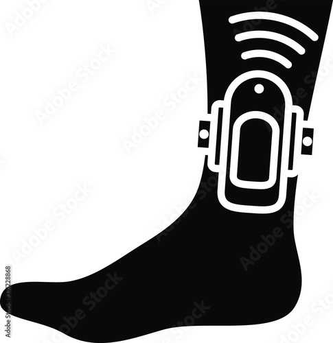 Ankle monitor icon