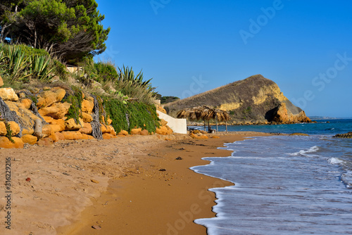 beach in sciacca (timpi russi) sicily italy photo