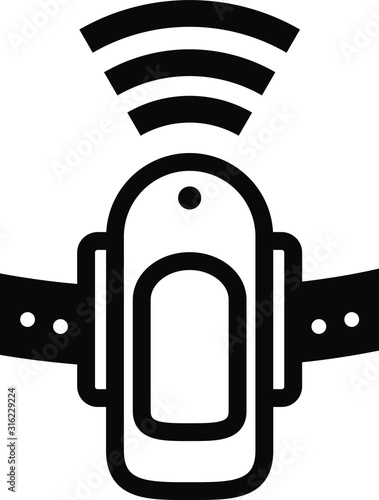 Ankle monitor icon