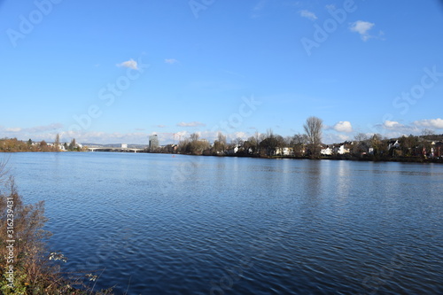 Koblenz, Mosel kurz vor der Mündung photo