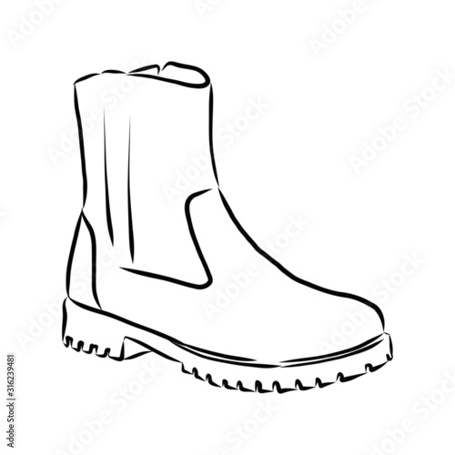 illustration of boots and shoes
