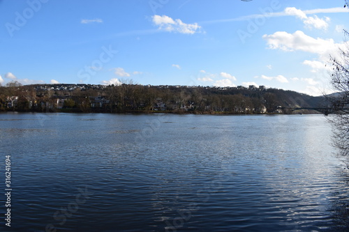 Koblenz, Mosel kurz vor der Mündung photo