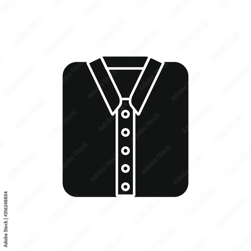 vector icon shaped man's shirt vector icon shaped man's shirt