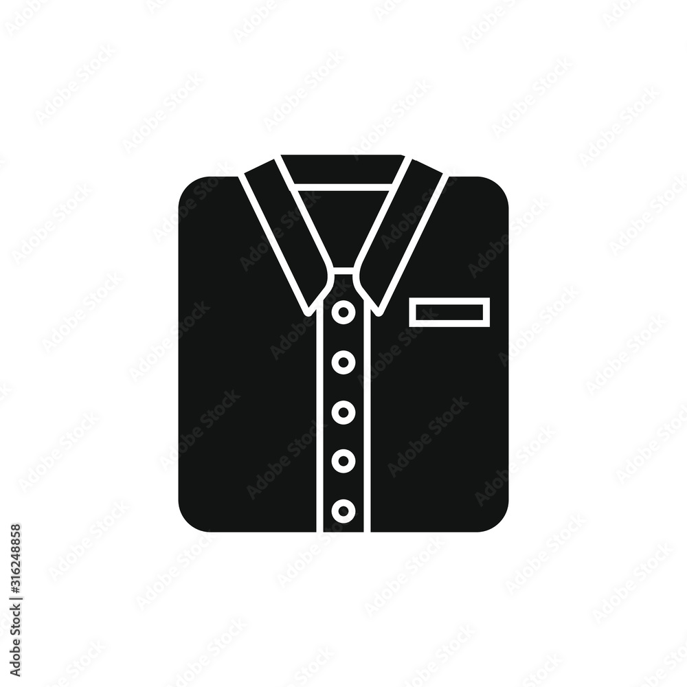 vector icon shaped man's shirt vector icon shaped man's shirt