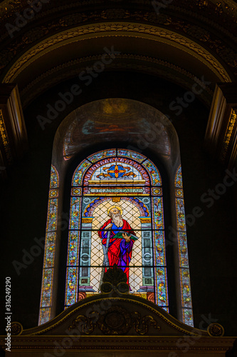 St. Stephen s Basilica church in Budapest  Hungary.