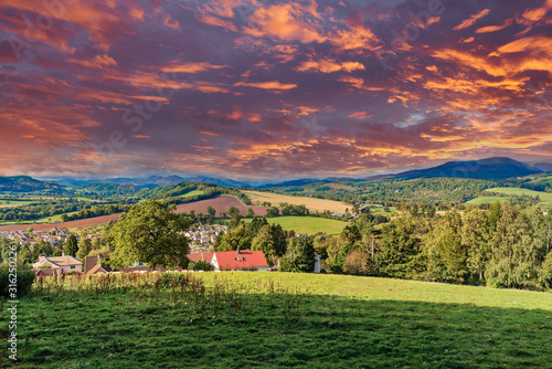 Crieff Hillside Perthshire Scotland photo