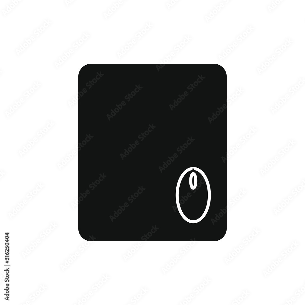 vector icon with computer mouse shape vector icon with computer mouse shape