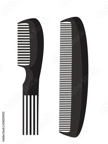 Cartoon plastic combs barber shop accessories set