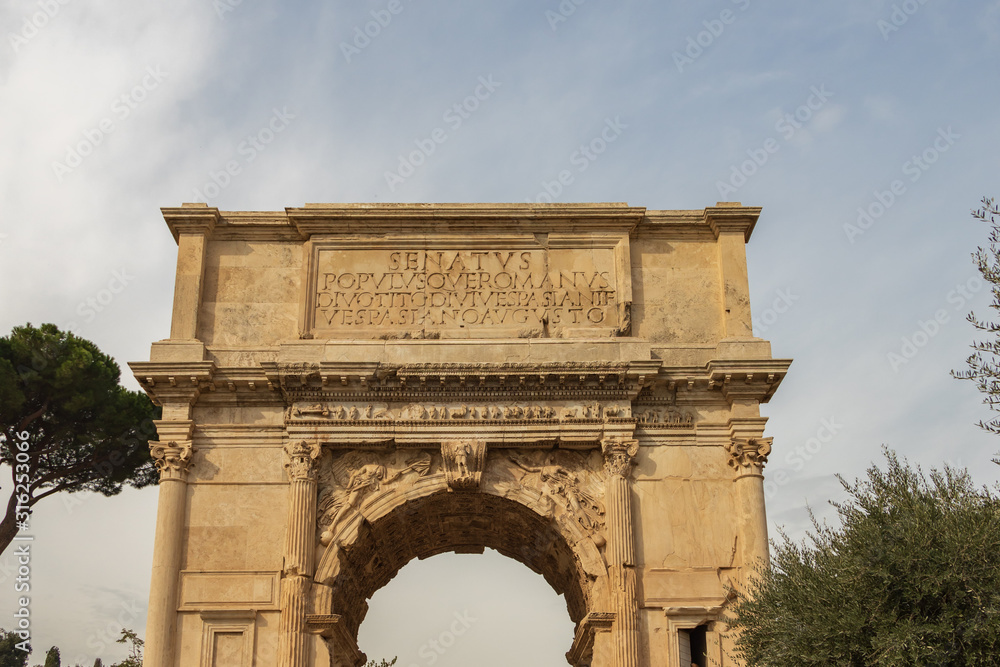 Arch of Titus, Rome Italy 