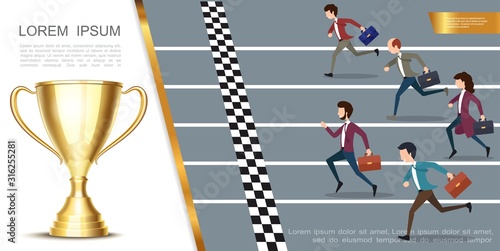 Leadership And Success Colorful Concept