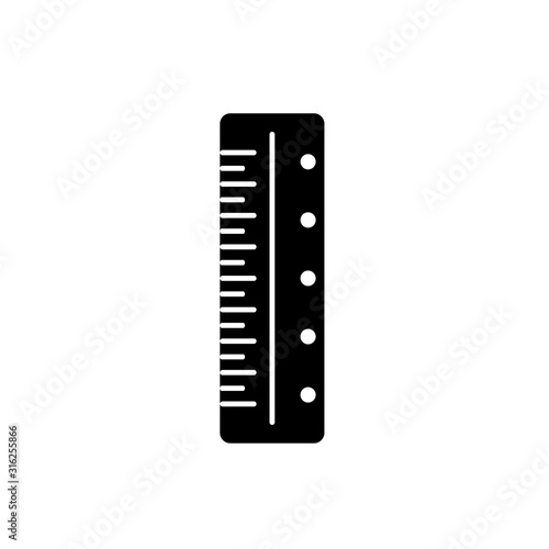 Ruler icon vector