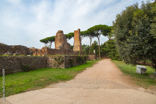 Photography Palatine Hill, Rome Italy