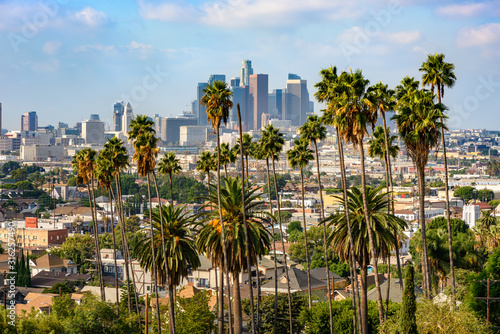 Downtown Los Angeles at sunny day