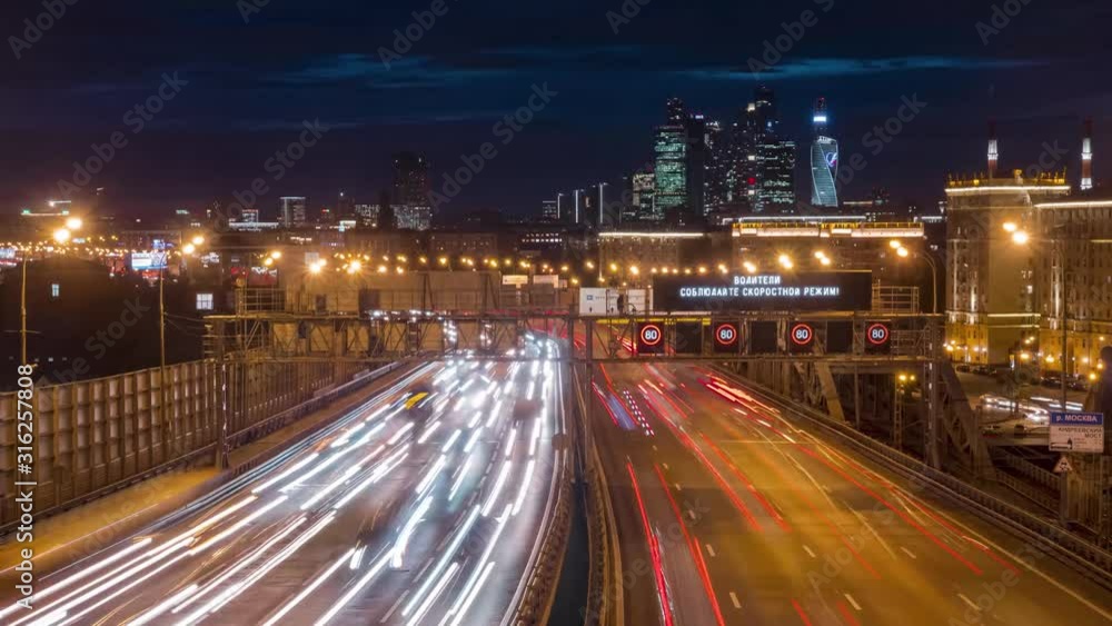 Moscow Has the Worst Traffic in the World Timelapse Moscow Has the Worst Traffic in the World Timelapse