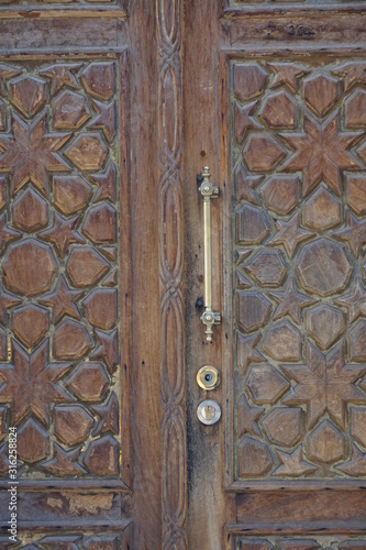 The Door, Prophet Mosque (Masjid At Taubah) Tabuk City, Saudi Arabia
